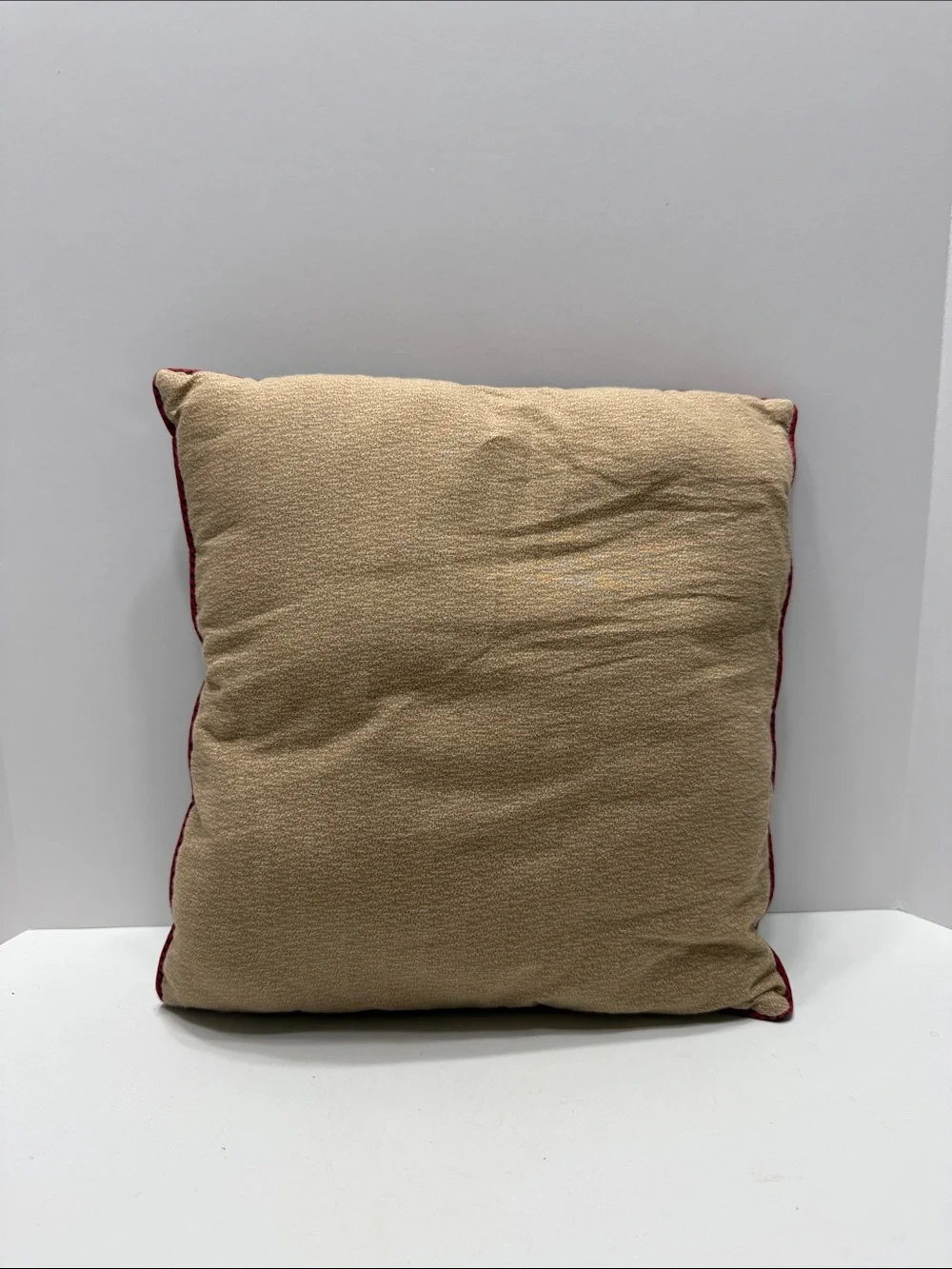 Festive Santa Patchwork Holiday Pillow - Green & Red
